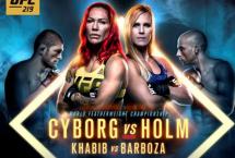 РЕЗУЛЬТАТЫ И БОНУСЫ UFC 219: CYBORG VS. HOLM
