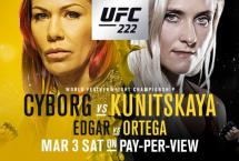 РЕЗУЛЬТАТЫ И БОНУСЫ UFC 222: CYBORG VS. KUNITSKAYA