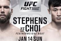 РЕЗУЛЬТАТЫ И БОНУСЫ UFC FIGHT NIGHT: STEPHENS VS. CHOI