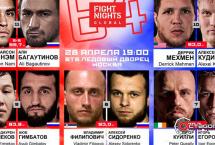 ФАЙТКАРД ТУРНИРА FIGHT NIGHTS GLOBAL 64